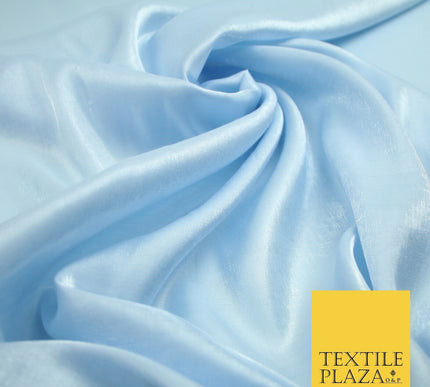 OVER 35 COLOURS - Premium Soft Smooth Shimmer Woven Polyester Dress Fabric 58"