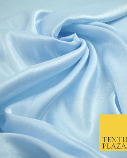 OVER 35 COLOURS - Premium Soft Smooth Shimmer Woven Polyester Dress Fabric 58"