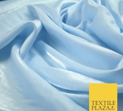 OVER 35 COLOURS - Premium Soft Smooth Shimmer Woven Polyester Dress Fabric 58"