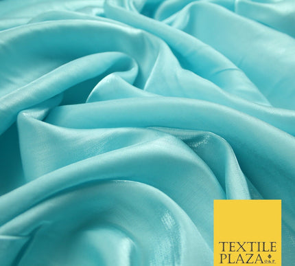 OVER 35 COLOURS - Premium Soft Smooth Shimmer Woven Polyester Dress Fabric 58"