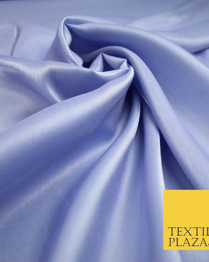 OVER 35 COLOURS - Premium Soft Smooth Shimmer Woven Polyester Dress Fabric 58"