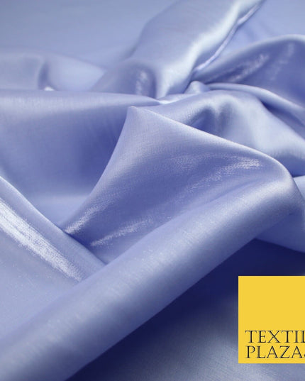 OVER 35 COLOURS - Premium Soft Smooth Shimmer Woven Polyester Dress Fabric 58"