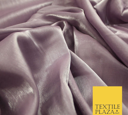 OVER 35 COLOURS - Premium Soft Smooth Shimmer Woven Polyester Dress Fabric 58"