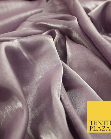 OVER 35 COLOURS - Premium Soft Smooth Shimmer Woven Polyester Dress Fabric 58"