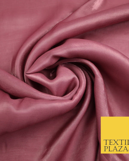 OVER 35 COLOURS - Premium Soft Smooth Shimmer Woven Polyester Dress Fabric 58"