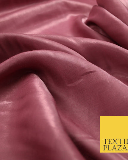 OVER 35 COLOURS - Premium Soft Smooth Shimmer Woven Polyester Dress Fabric 58"