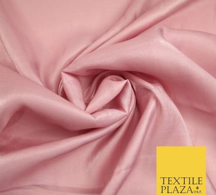 OVER 35 COLOURS - Premium Soft Smooth Shimmer Woven Polyester Dress Fabric 58"