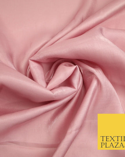 OVER 35 COLOURS - Premium Soft Smooth Shimmer Woven Polyester Dress Fabric 58"