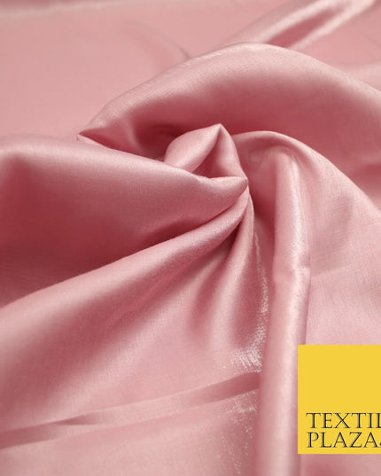 OVER 35 COLOURS - Premium Soft Smooth Shimmer Woven Polyester Dress Fabric 58"