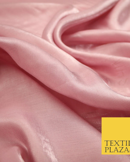OVER 35 COLOURS - Premium Soft Smooth Shimmer Woven Polyester Dress Fabric 58"