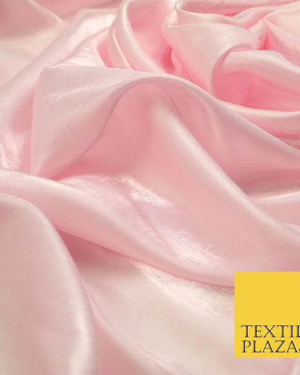 OVER 35 COLOURS - Premium Soft Smooth Shimmer Woven Polyester Dress Fabric 58"