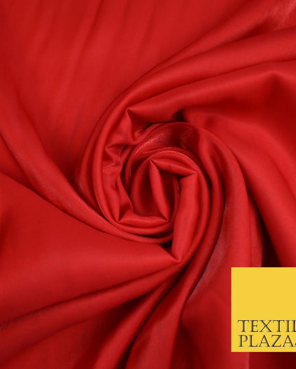 OVER 35 COLOURS - Premium Soft Smooth Shimmer Woven Polyester Dress Fabric 58"