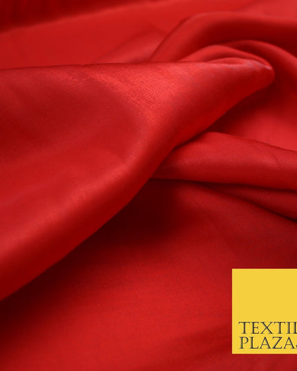 OVER 35 COLOURS - Premium Soft Smooth Shimmer Woven Polyester Dress Fabric 58"