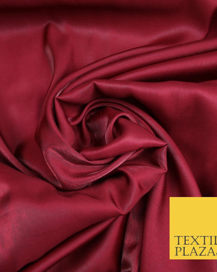 OVER 35 COLOURS - Premium Soft Smooth Shimmer Woven Polyester Dress Fabric 58"