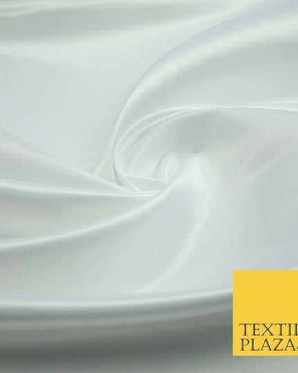15 COLOURS - Premium Plain Smooth Matt Duchess Bridal Satin Fabric Wedding Dress