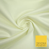 Premium Plain Smooth Heavy Matt Duchess Bridal Satin Fabric Wedding Dress 58"