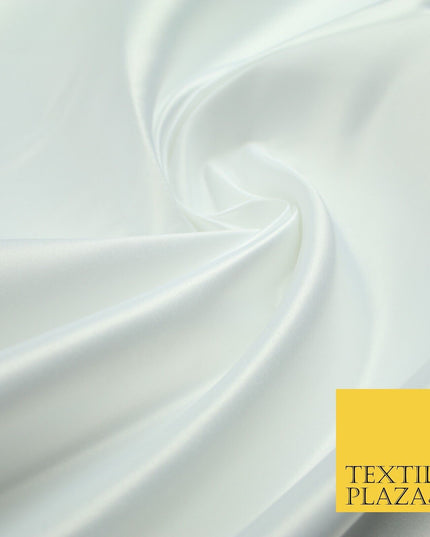 15 COLOURS - Premium Plain Smooth Matt Duchess Bridal Satin Fabric Wedding Dress