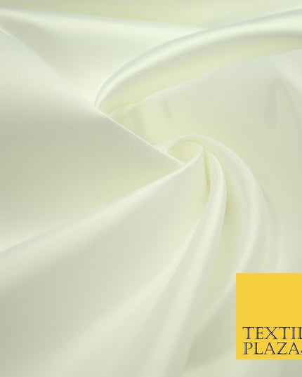 15 COLOURS - Premium Plain Smooth Matt Duchess Bridal Satin Fabric Wedding Dress