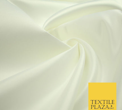 15 COLOURS - Premium Plain Smooth Matt Duchess Bridal Satin Fabric Wedding Dress