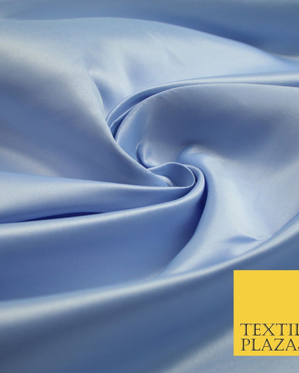 15 COLOURS - Premium Plain Smooth Matt Duchess Bridal Satin Fabric Wedding Dress