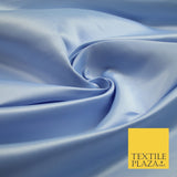 15 COLOURS - Premium Plain Smooth Matt Duchess Bridal Satin Fabric Wedding Dress