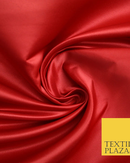 15 COLOURS - Premium Plain Smooth Matt Duchess Bridal Satin Fabric Wedding Dress