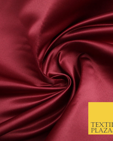 15 COLOURS - Premium Plain Smooth Matt Duchess Bridal Satin Fabric Wedding Dress