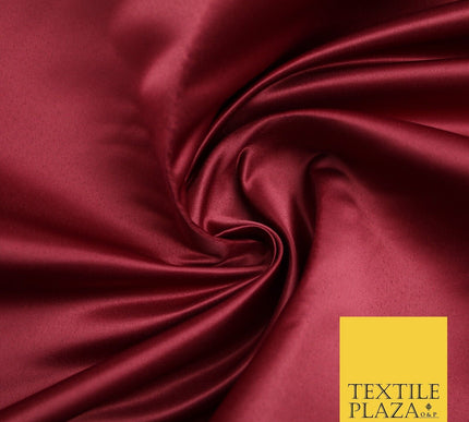 15 COLOURS - Premium Plain Smooth Matt Duchess Bridal Satin Fabric Wedding Dress