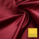 15 COLOURS - Premium Plain Smooth Matt Duchess Bridal Satin Fabric Wedding Dress