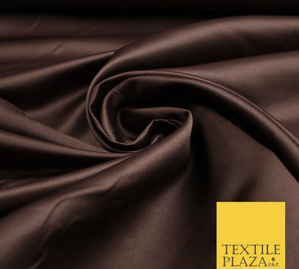 15 COLOURS - Premium Plain Smooth Matt Duchess Bridal Satin Fabric Wedding Dress