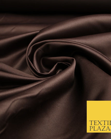 15 COLOURS - Premium Plain Smooth Matt Duchess Bridal Satin Fabric Wedding Dress