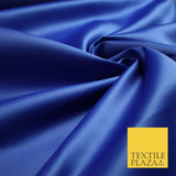 Premium Plain Smooth Heavy Matt Duchess Bridal Satin Fabric Wedding Dress 58"