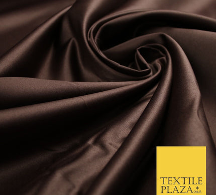 15 COLOURS - Premium Plain Smooth Matt Duchess Bridal Satin Fabric Wedding Dress