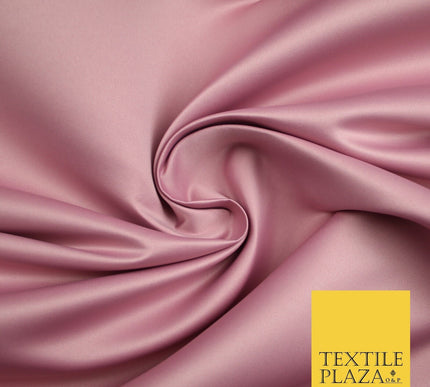 Premium Plain Smooth Heavy Matt Duchess Bridal Satin Fabric Wedding Dress 58"