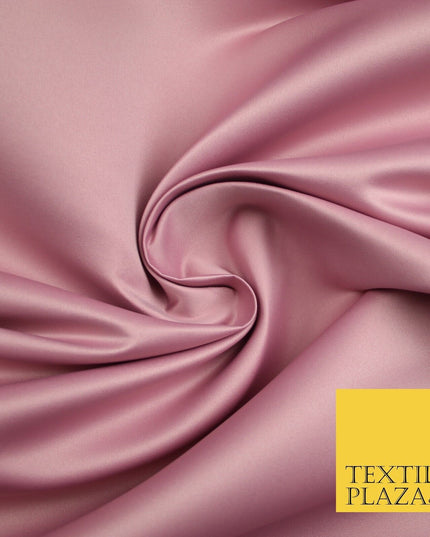 Premium Plain Smooth Heavy Matt Duchess Bridal Satin Fabric Wedding Dress 58"