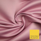 Premium Plain Smooth Heavy Matt Duchess Bridal Satin Fabric Wedding Dress 58"