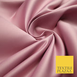 Premium Plain Smooth Heavy Matt Duchess Bridal Satin Fabric Wedding Dress 58"