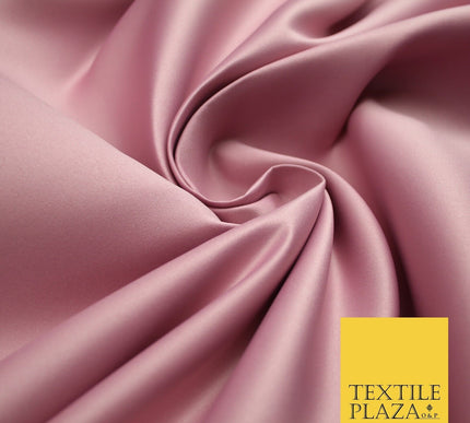 Premium Plain Smooth Heavy Matt Duchess Bridal Satin Fabric Wedding Dress 58"