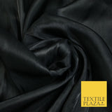 38 COLOURS - Soft Glazed Shimmer Sheer Woven Polyester Satin Organza Feel Fabric
