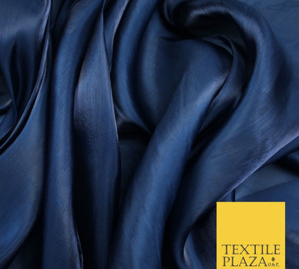 38 COLOURS - Soft Glazed Shimmer Sheer Woven Polyester Satin Organza Feel Fabric
