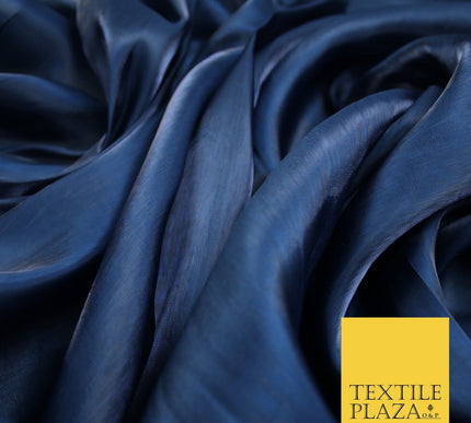 38 COLOURS - Soft Glazed Shimmer Sheer Woven Polyester Satin Organza Feel Fabric