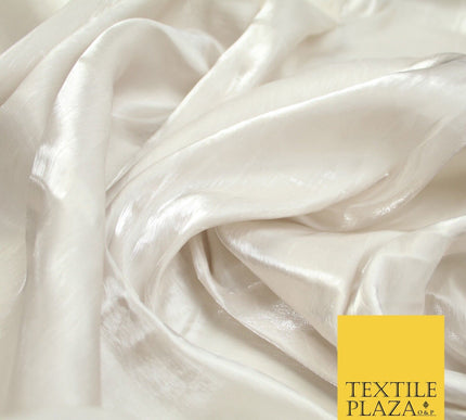 38 COLOURS - Soft Glazed Shimmer Sheer Woven Polyester Satin Organza Feel Fabric