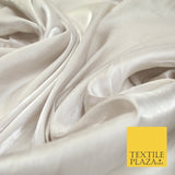 38 COLOURS - Soft Glazed Shimmer Sheer Woven Polyester Satin Organza Feel Fabric
