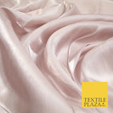 38 COLOURS - Soft Glazed Shimmer Sheer Woven Polyester Satin Organza Feel Fabric