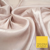38 COLOURS - Soft Glazed Shimmer Sheer Woven Polyester Satin Organza Feel Fabric