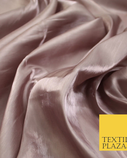 38 COLOURS - Soft Glazed Shimmer Sheer Woven Polyester Satin Organza Feel Fabric