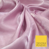 38 COLOURS - Soft Glazed Shimmer Sheer Woven Polyester Satin Organza Feel Fabric