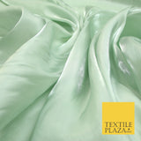 38 COLOURS - Soft Glazed Shimmer Sheer Woven Polyester Satin Organza Feel Fabric