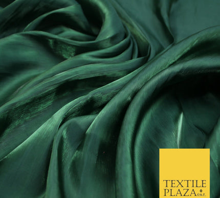 38 COLOURS - Soft Glazed Shimmer Sheer Woven Polyester Satin Organza Feel Fabric