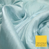 38 COLOURS - Soft Glazed Shimmer Sheer Woven Polyester Satin Organza Feel Fabric